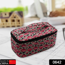 Decor Travel Makeup Bag with Small pouch Portable Organizer Makeup Cosmetic Train Case Large Capacity for Cosmetics Makeup Brushes and Toiletry Jewelry for More Storage - justgrabit.in | Just Grab It