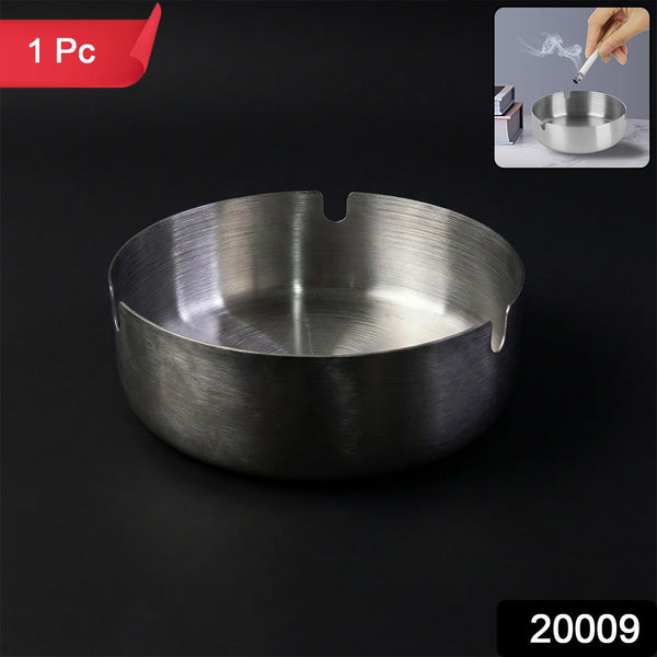 Round Tabletop Cigarette Ashtray with Multiple Rest Slots (1 Pc) - justgrabit.in | Just Grab It