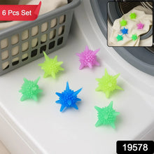 Washing Machine Laundry Reusable Soft Spiky Balls (6 Pc) - Justgrabit Inc.