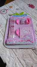 Kids' Stationery Kit: Wooden Pencils, Sharpener, Eraser, Diary (9 Pc Set) - Justgrabit Inc.
