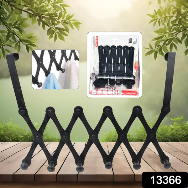 6 Hook Door Hanger, Steel Coat Rack (1 Pc) - Justgrabit Inc.