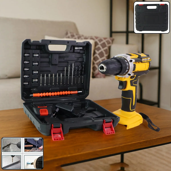 Cordless Drill Machine Tool Kit Set with Drill Bits - justgrabit.in | Just Grab It