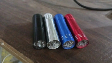 Portable Mini Torch, Super - Bright Mini 3 LED Bulb Pocket Torches - Torch Flashlight for Camping, Hiking, DIY, Travelling, Outdoors and More 3 Battery operated (Battery not included / 1 pc / Mix Color ) - Justgrabit Inc.