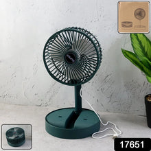 Foldable Mini Desk Fan with Adjustable Height and Angle (1 Pc) - justgrabit.in | Just Grab It