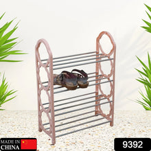 Shoes Storage Shelf, 4 Layer Space‑saving Shoes Show Rack Folding Shoe Rack, Standing Shoe Rack DIY Shoes Storage Shelf Home Organizer for Bedroom, Hallway and Closet Shoe Storage - justgrabit.in | Just Grab It