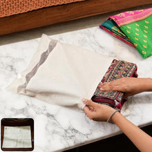 Zip Closure Saree Storage Bag (14.5×16.5 Cm, 1 Pc) - justgrabit.in | Just Grab It