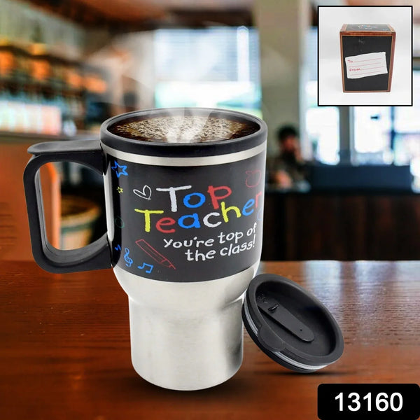 Stainless Steel Insulated Travel Mug - Double - Walled Vacuum Cup with Lid & Handle, Tumbler - Justgrabit Inc.
