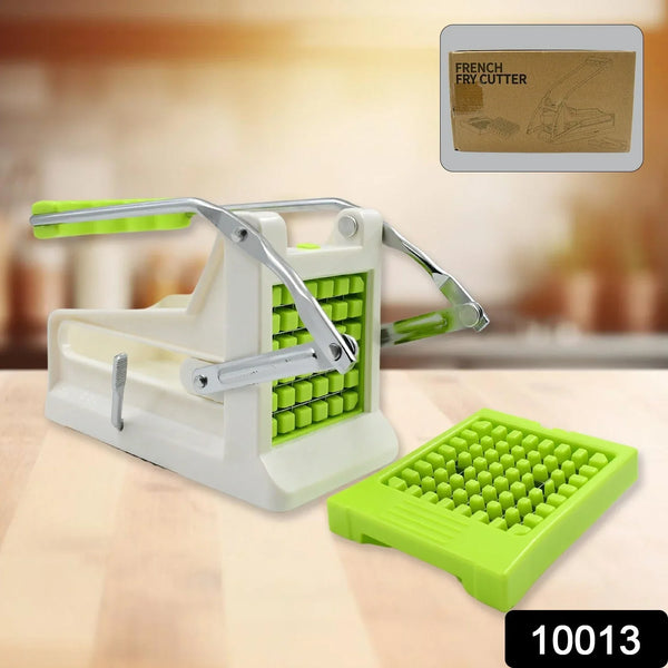French Fry Cutter, Great with Vegetables, Potato Fries Cutter Professional Vegetable Cutter Stainless Steel Cutter Potato, Onions, Carrots, Cucumbers, Fruits Potato Cutter (1 pc) - Justgrabit Inc.
