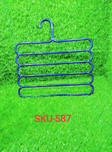 5 in 1 Multipurpose Plastic Hanger, Assorted (5 - Layer) - Justgrabit Inc.