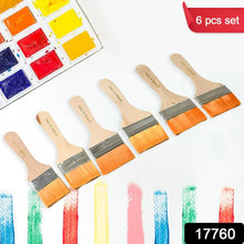 Painting Brush Nylon Pine Brush Tool Board Brush Dusting Cleaning Wall Paint Brush (6 Pc Set) - Justgrabit Inc.