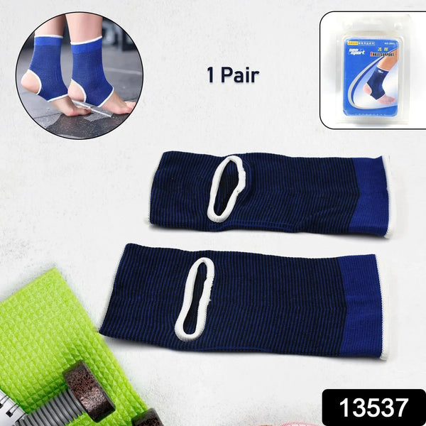 Ankle Support Brace Cap Wrap Pad (1 Pair / With Card Packing) - justgrabit.in | Just Grab It