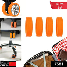 Silicone Suitcase Wheel Covers – Noise Reduction & Protection (4 Pc Set) - Justgrabit Inc.