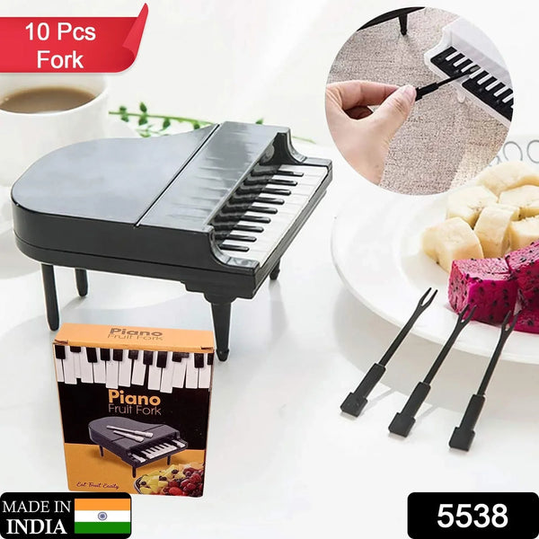 10 Pc Piano Fruit Forks: Fun & Functional for Snacks (Set) - Justgrabit Inc.