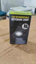 Mini Rechargeable Keychain Flashlight - 4 Light Modes with Folding Bracket & Magnetic Base - justgrabit.in | Just Grab It