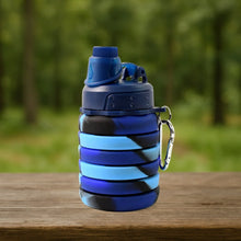 Silicone Foldable Water Bottle (1 Pc / 24 cm Foldable / 500 ML) - justgrabit.in | Just Grab It