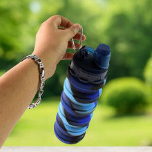 Silicone Foldable Water Bottle (1 Pc / 24 cm Foldable / 500 ML) - justgrabit.in | Just Grab It