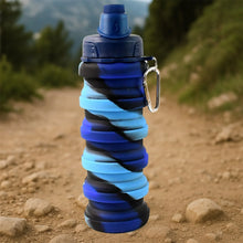 Silicone Foldable Water Bottle (1 Pc / 24 cm Foldable / 500 ML) - justgrabit.in | Just Grab It