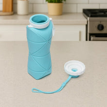 600ml Collapsible Silicone Water Bottle for Travel, Sports, Gym & Office (1 Pc) - Justgrabit Inc.