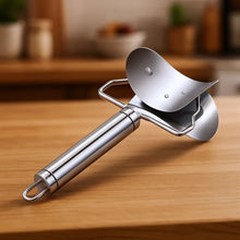 Multifunctional Easy and Fast Stainless Steel Puri cutter roller Machine with Handle for Home Baking Tools for Women, Dough Circle Roller Cutter for Kitchen (1 pc) - Justgrabit Inc.