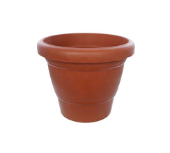 Garden Heavy Plastic Planter Pot / Gamla 6 inch (Brown, Pack of 1, Small) - Justgrabit Inc.