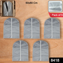 Premium Breathable Garment / Suit Cover Set (60 × 80 cm, 5 Pc) - justgrabit.in | Just Grab It