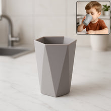Hexagon Shape Small Plastic Drinking Glass (1 Pc) - justgrabit.in | Just Grab It