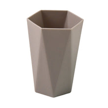 Hexagon Shape Small Plastic Drinking Glass (1 Pc) - justgrabit.in | Just Grab It