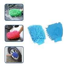 Microfiber Wash and Dust Chenille Mitt Cleaning Gloves - Justgrabit Inc.