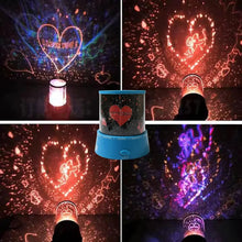 LED Projector Night Light Amazing Lamp, 3 Battery operated lamps, Rotation With the music Function, Master for Kids Bedroom Home Decoration Night Romantic Gift (Battery Not Included / 1 pc) - justgrabit.in | Just Grab It