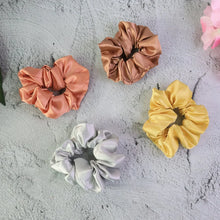 Premium Satin Hair Scrunchies / Elastic Hair Ties for Women & Girls (12 Pc) - Justgrabit Inc.