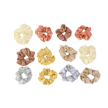 Premium Satin Hair Scrunchies / Elastic Hair Ties for Women & Girls (12 Pc) - Justgrabit Inc.