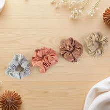 Premium Satin Hair Scrunchies / Elastic Hair Ties for Women & Girls (12 Pc) - Justgrabit Inc.