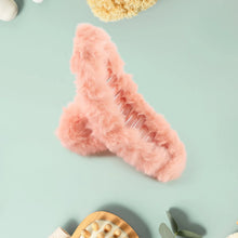 Premium Soft Fur Coated Hair Clutcher Clip Set (12 Pc) - justgrabit.in | Just Grab It
