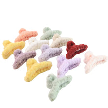 Premium Soft Fur Coated Hair Clutcher Clip Set (12 Pc) - justgrabit.in | Just Grab It