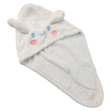 Soft Microfiber Cartoon Design Hair Drying Towel Wrap with Button Closure (1 Pc) - Justgrabit Inc.
