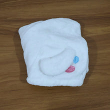Soft Microfiber Cartoon Design Hair Drying Towel Wrap with Button Closure (1 Pc) - Justgrabit Inc.