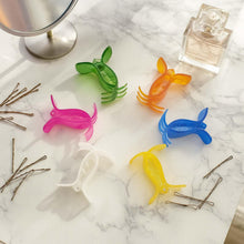 Mini Hair Claw Clips for Girls – 6 Pc Colorful Small Hair Clamps - justgrabit.in | Just Grab It