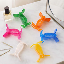 Mini Hair Claw Clips for Girls – 6 Pc Colorful Small Hair Clamps - justgrabit.in | Just Grab It