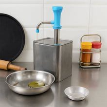 Supermom Manual Stainless Steel Oil Pump Dispenser (1 Pc) - justgrabit.in | Just Grab It