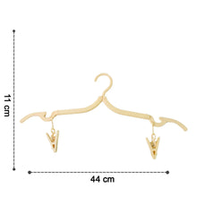 Multipurpose Foldable Cloth Hanger with Dual Clips (1 Pc) - Justgrabit Inc.