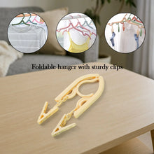 Multipurpose Foldable Cloth Hanger with Dual Clips (1 Pc) - Justgrabit Inc.