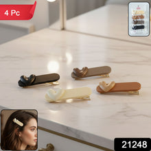 Decorative Hair Clip Set (4 Pc) - justgrabit.in | Just Grab It