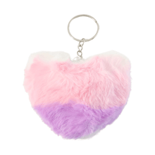 Soft Plush Cute Heart Keychain - 1 Pc - justgrabit.in | Just Grab It