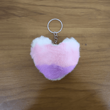 Soft Plush Cute Heart Keychain - 1 Pc - justgrabit.in | Just Grab It