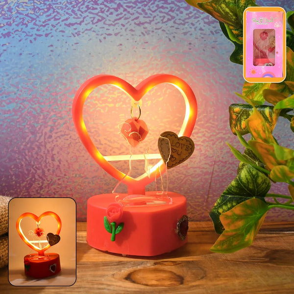 This Romantic Heart - Shaped LED Light Showpiece (1 Pc) - justgrabit.in | Just Grab It
