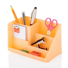 Stationery Holder Desk Organizer Space Saver Pen Stand Multi Compartments Holder - justgrabit.in | Just Grab It