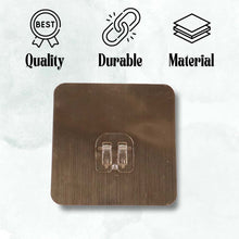 Self - Adhesive Heavy - Duty Plastic Wall Hook – 1 Pc (8x8 cm) - justgrabit.in | Just Grab It