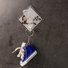 Cute Cartoon Print Transparent Wall Hook with Self - Adhesive Back (1 Pc) - justgrabit.in | Just Grab It