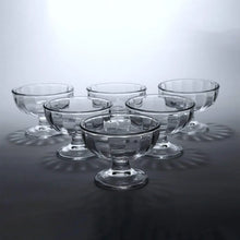 Premium Glass Ice Cream Dessert Bowl 6 Pc Set - Justgrabit Inc.