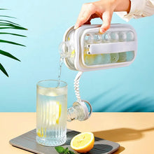 Foldable Ice Tray with Lid, 2 - in - 1 Ice Ball Maker - justgrabit.in | Just Grab It